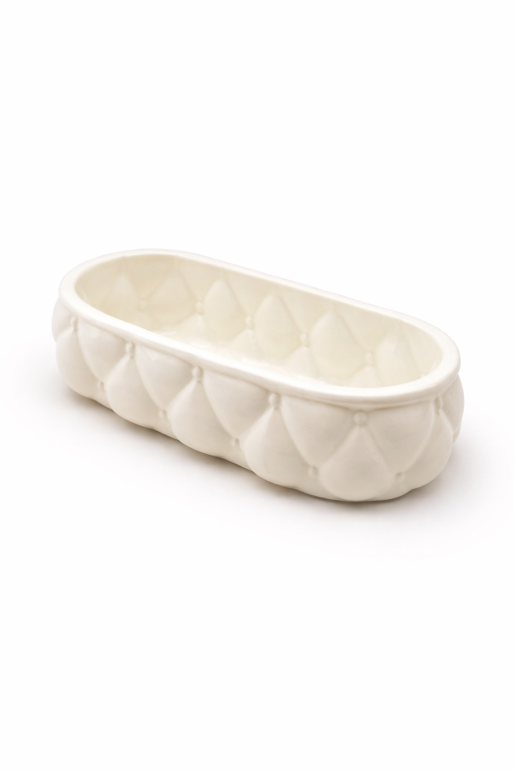 Tufted catch tray