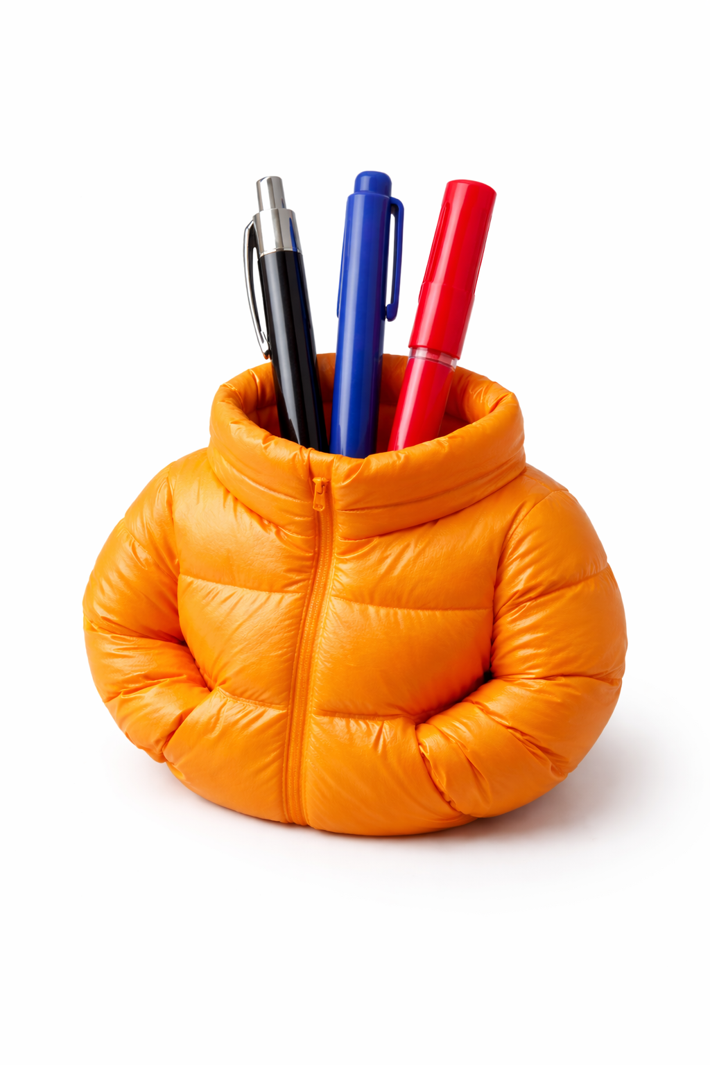 Puff jacket Pen holder